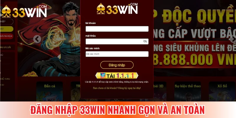 ảnh đại diện đăng nhập 33win
