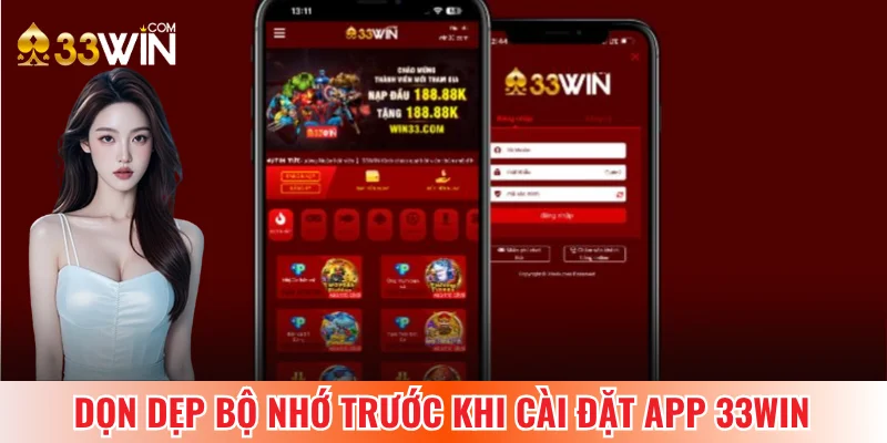 Giải phóng dung lượng trước khi tải app
