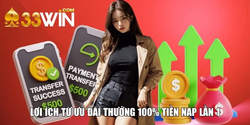 Ưu điểm khi khai thác sự kiện tặng 100% nạp đầu